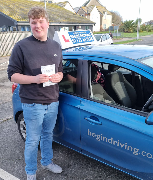 Driving test pass Eastbourne
